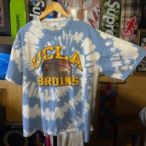 UCLA Bruins basketball big logo men’s Russell athletic Tie-Dye T-Shirt